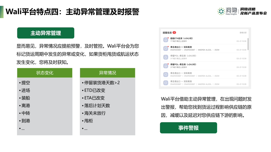 Wali平臺(tái)特點(diǎn)四：主動(dòng)異常管理及時(shí)報(bào)警